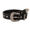 Studded Belt Western Belt Y2K Gal Wide Black Korean Street Style Dance Costume Stylish 110cm [Lamerry] Men's Women's