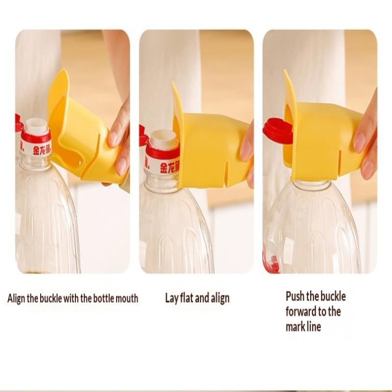 Retractable Oil Pour Spout Durable Flexible Snap On Leak Proof for Household Kitchen Oil Transfer Daily Use