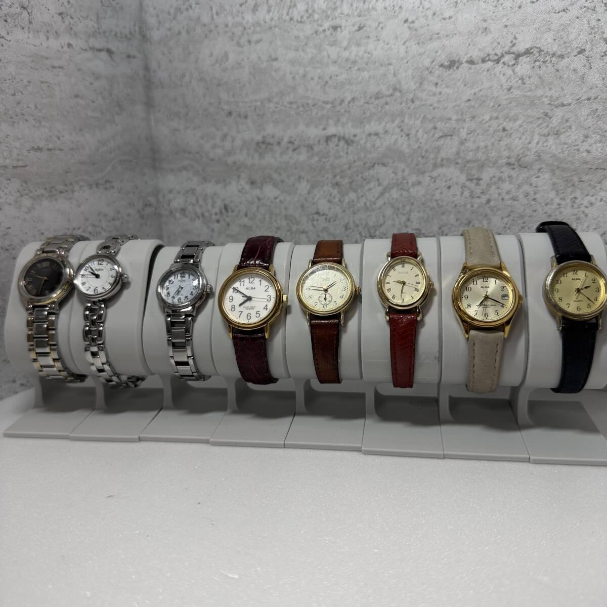 [ALBA only] SEIKO Seiko Alba ladies watch summary operation unconfirmed junk set of 8