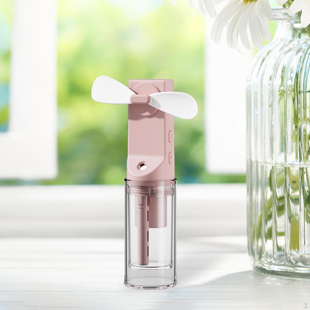 Handheld Water Mist Fan with Tank for Outdoor Use