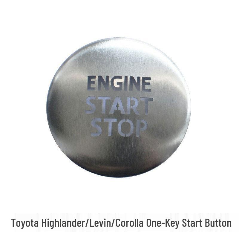 22-24 Toyota Corolla Mittelkonsolen-Knopf Metallaufkleber