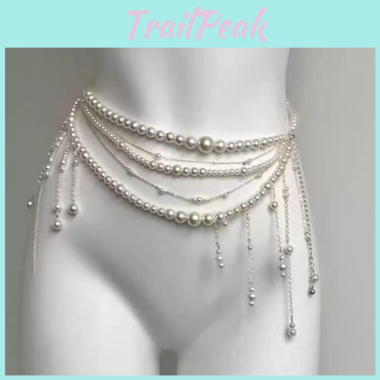 Pearl Multilayer Waist Chain Tassel Exquisite Highend Fashion Accessory