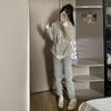 Hooded Sweater Women's Autumn Trend Loose Striped Zipper Casual Sweater Jacket Cardigan Top