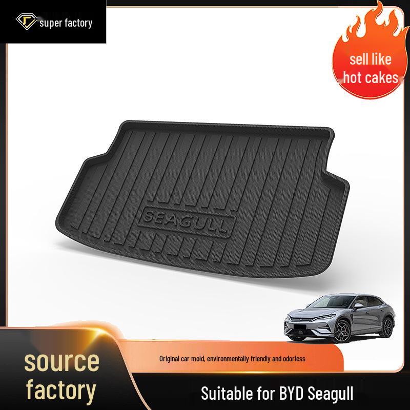 TPE Non-Slip Trunk Mat for BYD Seagull, Dolphin, Frigate 07, Destroyer 05 Cars