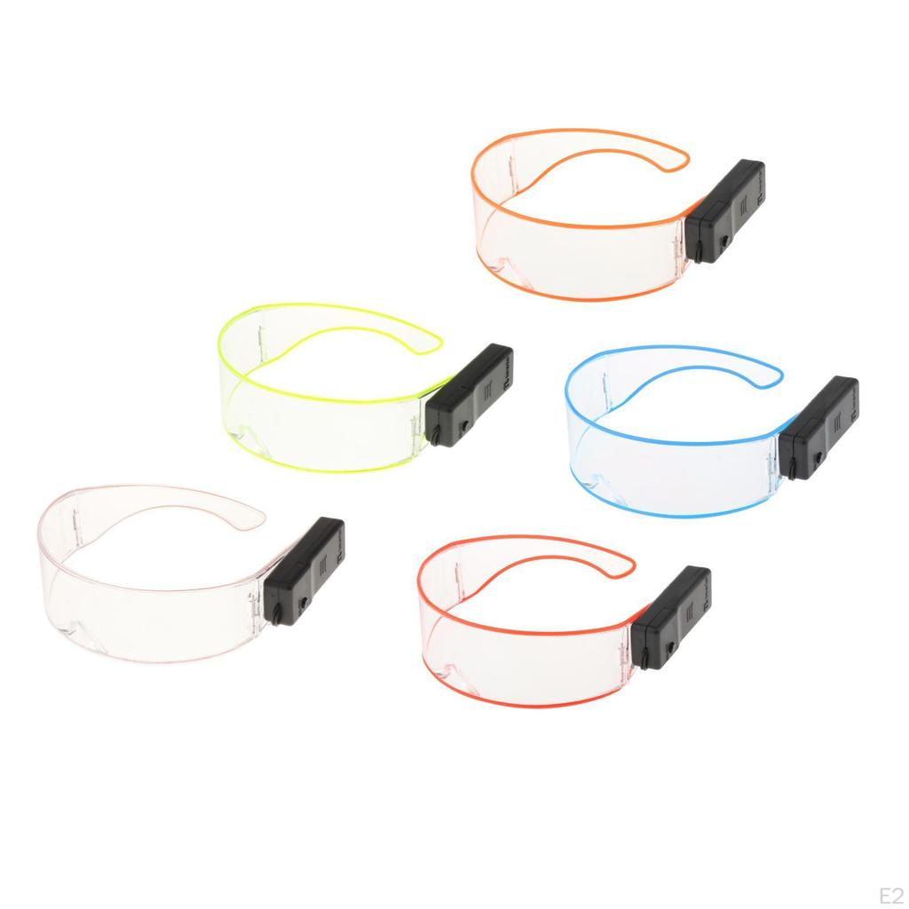 Clear Lenses Visor Glasses Goggles Fancy Dress