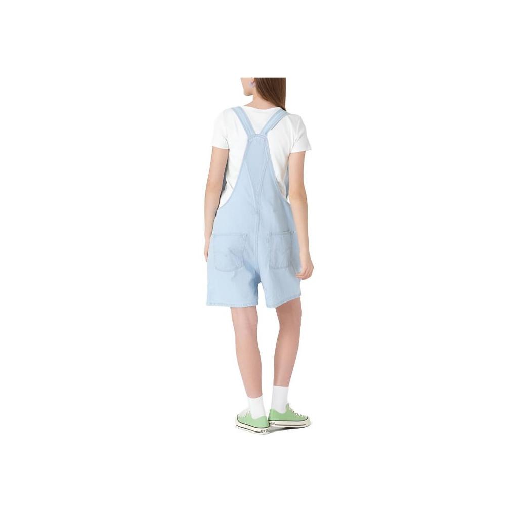 Levis Solid Fit Denim Overalls Women Shorts A4709-0000