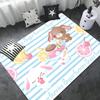 S_sugarbunnies Anime Kawaii Bathroom Mat Retro Multiple Choice Living Room Kitchen Rug Non-Slip Bedside Mats