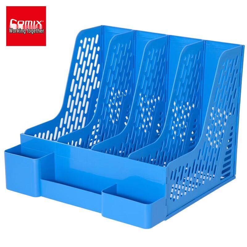 

JY Утолщенный органайзер для файлов с 4 отделениями и подставкой для ручек