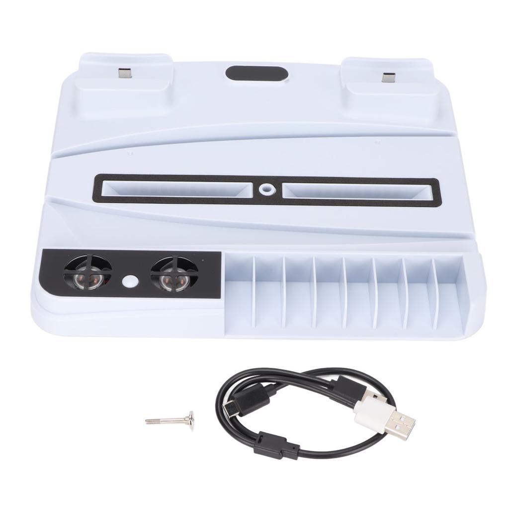 Base de carga y enfriamiento para controlador, soporte vertical rápido de 3 velocidades, mango de juego, base de carga con LED