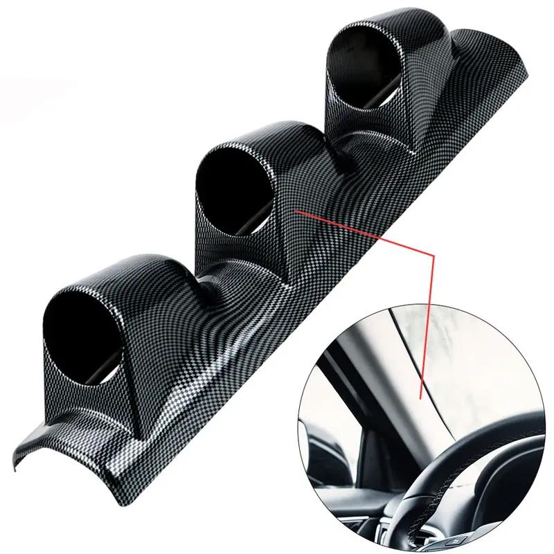 3 Hole A-Pillar 52mm Instrument stand Car Modified Instrument Frame Left Right Hand Gauges A-Pillar Meter Accessories