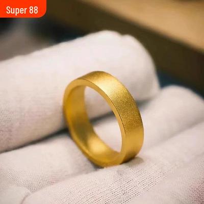 Shajin Jewelry Gold Band Ring - Men's & Women's Wedding Accessory