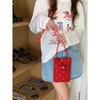 Folded cloud bag women's 2025 new summer versatile casual gentle sweet shoulder messenger mobile phone bag