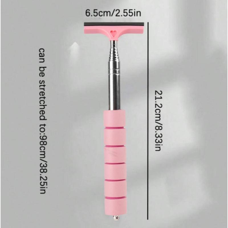 Retractable Car Rearview Mirror Wiper Portable Rainy Cleaning Supplies Rearview Mirror Water Remover Glass Rain Cleaning Tool