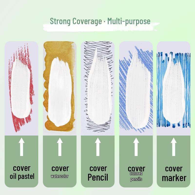 Haiter Waterproof White Ink Brush for Manga and Starry Sky Highlights