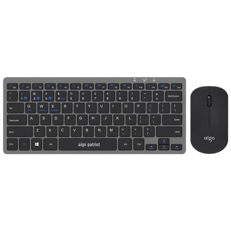 Aigo WQ7635 Dual-Mode Wireless Keyboard Mouse Combo