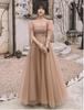 Party Abend Kurz Klavierabend Nach Haupt Schlanke Linie [EightSTAR Kleid] Kleid, Kleid, Ärmel, Kleid, Lang, Erwachsener, Party, Braut, Rolle, Tüll, Maxi,