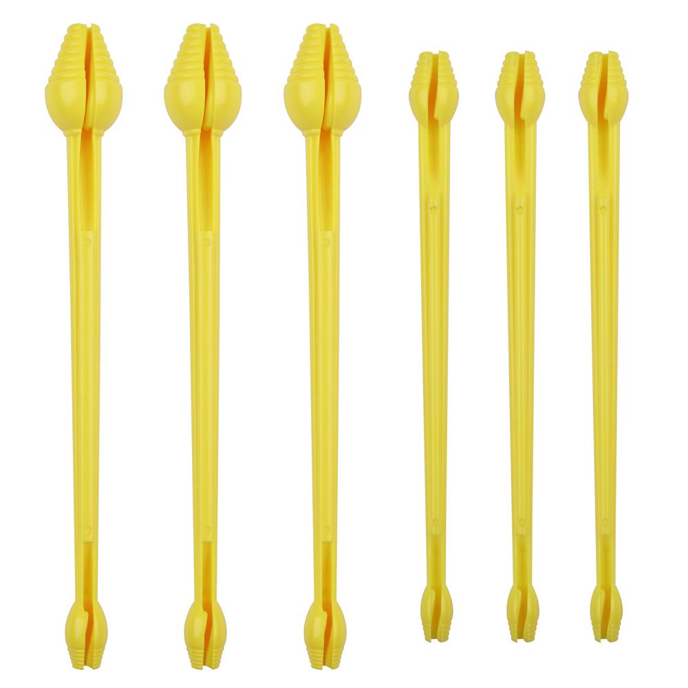 

6Pcs Fishing Hook Disgorger Snelled Plastic Fishing Hook Remover Hook Lure Spinner Extractor Removal Tool Fishing Accessories