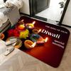 Soft Absorbent Non-Slip Rug Holiday Diwali Floor Mat Home Decor Doormat Bedroom Floor Mat Shower Carpet