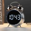 Extra Large Sound LED Electronic Clock Night Light Multifunctional Smart Alarm Clock Simple Number Display Non-Ticking