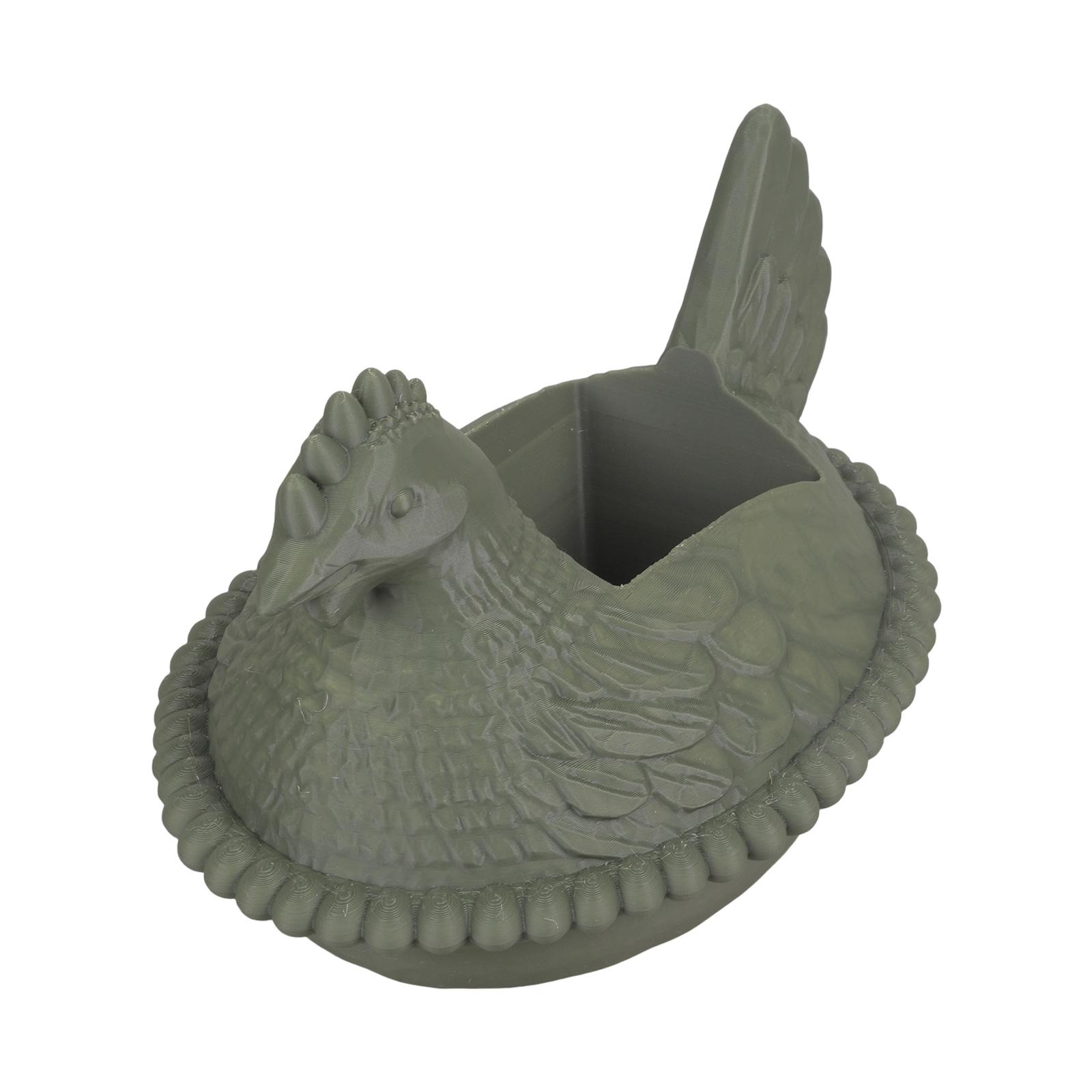 

Fun Hen Shape Foaming Soap Holder Stand Chicken Planter With Large Capacity for Farmhouse Garden Bathroom Organization 1
