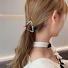 New Arrivals Open Run Mini Hair Clip Triangle Cutout Leopard