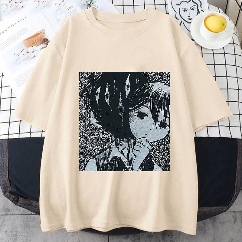 Anime Figure Tee Popular Omori T-Shirt Printed T-shirt Hip-pop Casual High Quality Classic Streetwears for Men and Women Short Sleeves