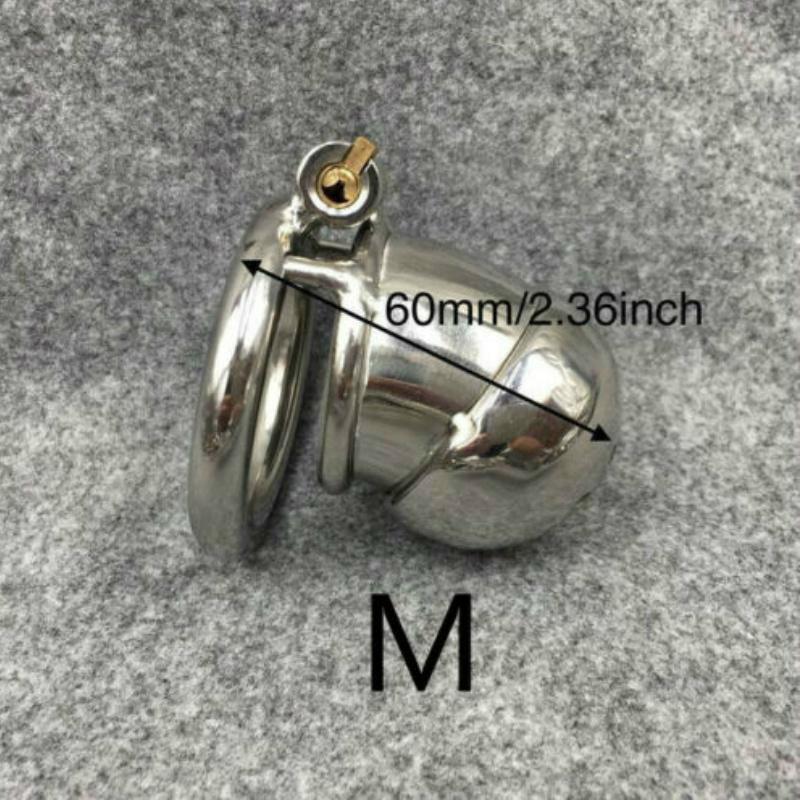 3 typy Volitelný Zámek klece pro muže z nerezové oceli v plně uzavřeném provedení