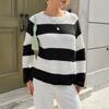Autumn Fashion Single Item Y2K Versatile Color Matching Long-sleeved Woolen Top Sweater American Station