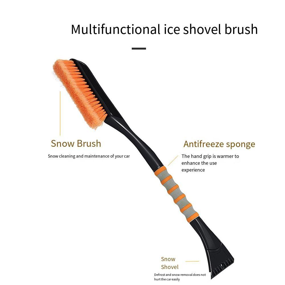 Detachable Car Windshield Snow Sweeping Brush 2 In1 Snow Removal Brush Car Cleaning Tools