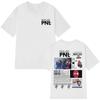 French Rapper PNL Tshirts Le Monde Chico Album Print Tshirt Unisex Women Hip Hop Fashion Cotton Short Sleeve T Shirts Streetwear
