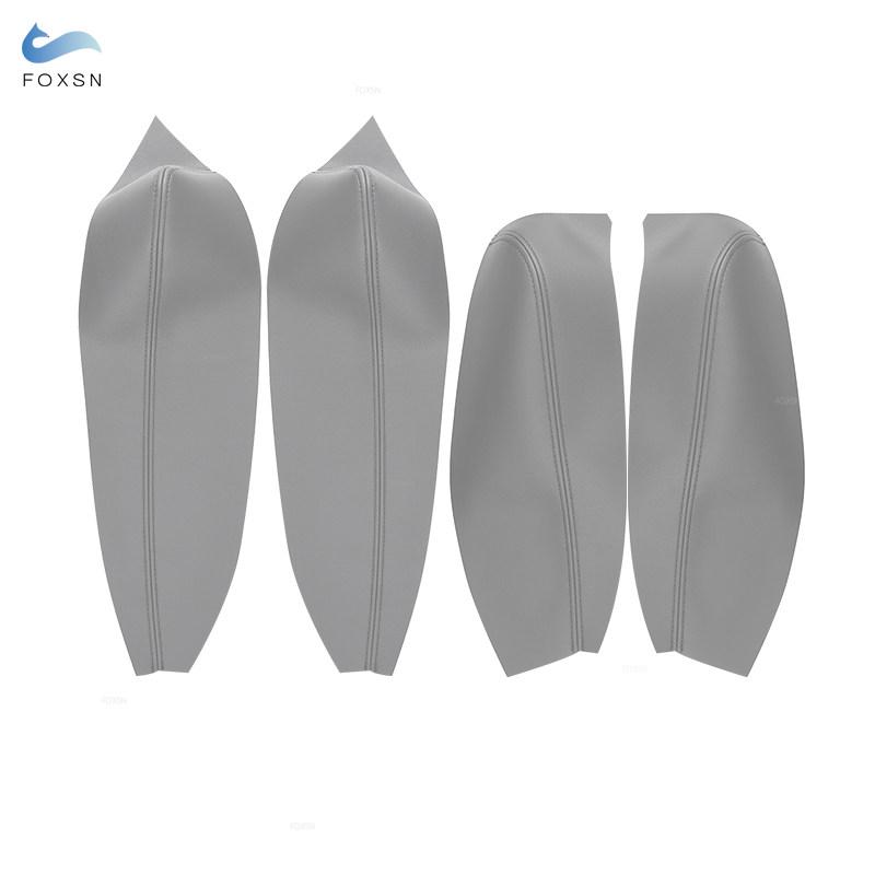 4pcs Soft Leather Armrest Cover For Renault Megane 3 Car Interior Door Armrest Panel Skin Cover Stickers Trim with