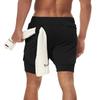 Summer Men's Casual Running Shorts - Multi-Pocket, Double Layer, Plus Size Fitness