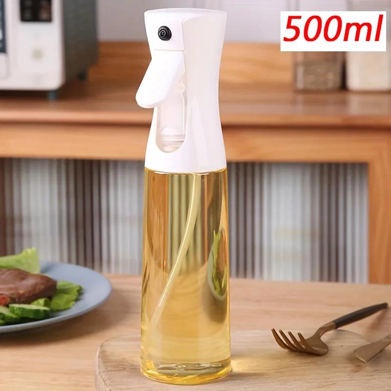 3pcs 200/300/500ml Oil Spray Bottle Kitchen Cooking Olive Oil Dispenser Camping BBQ Baking Vinegar Soy Sauce Sprayer Containers