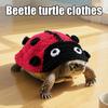 Tenue Tricotée de Tortue Pull Coccinelle Chaud Costume Déguisement Tortue avec Bretelle Réglable