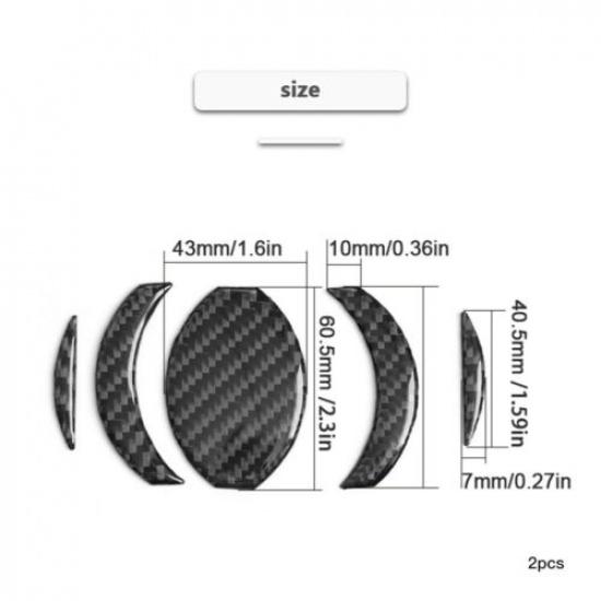 10Pcs Carbon Fiber AC Air Vent Outlet Cover Trim For Suzuki Grand Vitara 2006-13