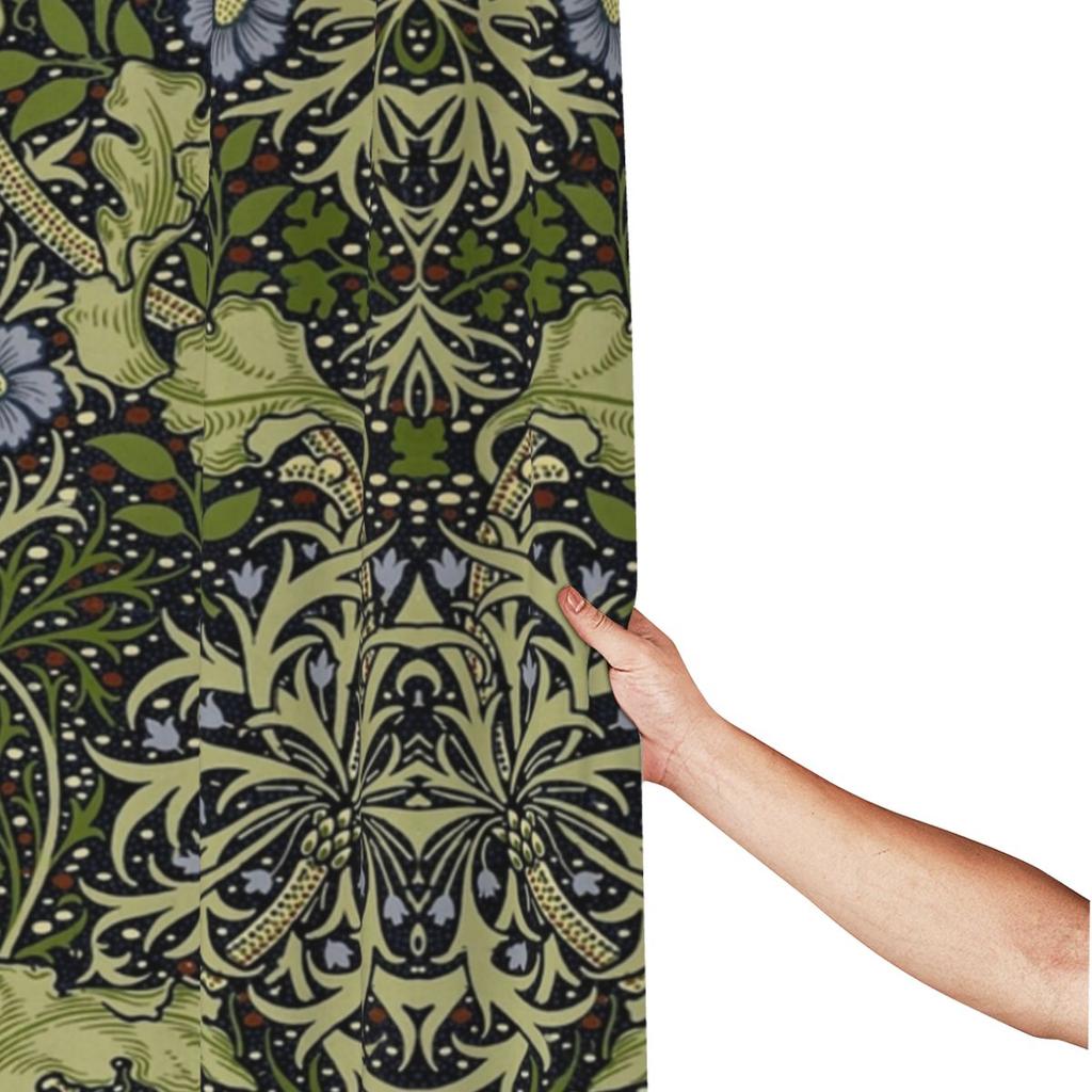 Tenda Doccia Alghe William Morris Bagno Poliestere Impermeabile Tende da Bagno Con Ganci