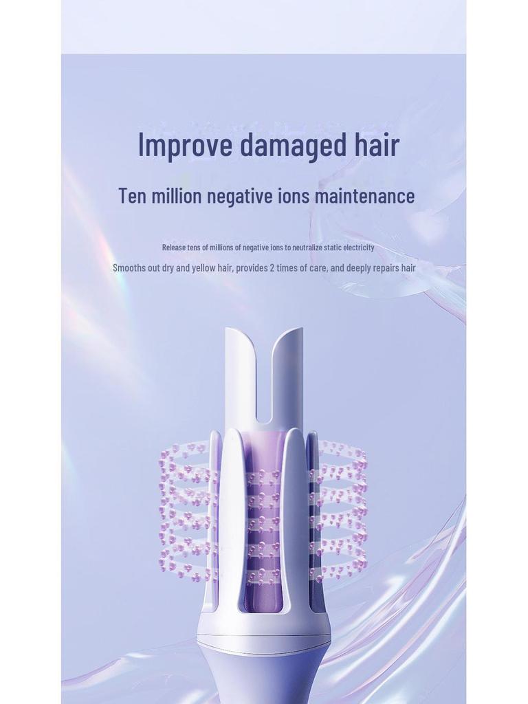 32mm Automatic Curling Iron for Big, Long-Lasting Curls - Hair Care Without Damage, Effortless Electric Styling.