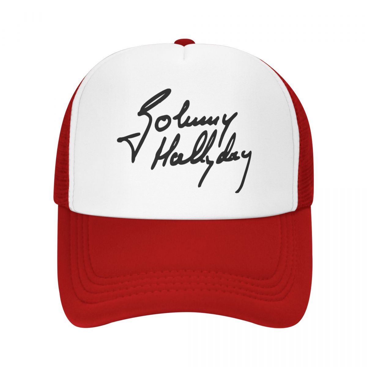 

Персонализированная бейсболка French Legend Rock Johnny Hallyday, WoUnisex, унисекс, дышащая шляпа дальнобойщика, уличные кепки Snapback, летние шапки Trucker Hat