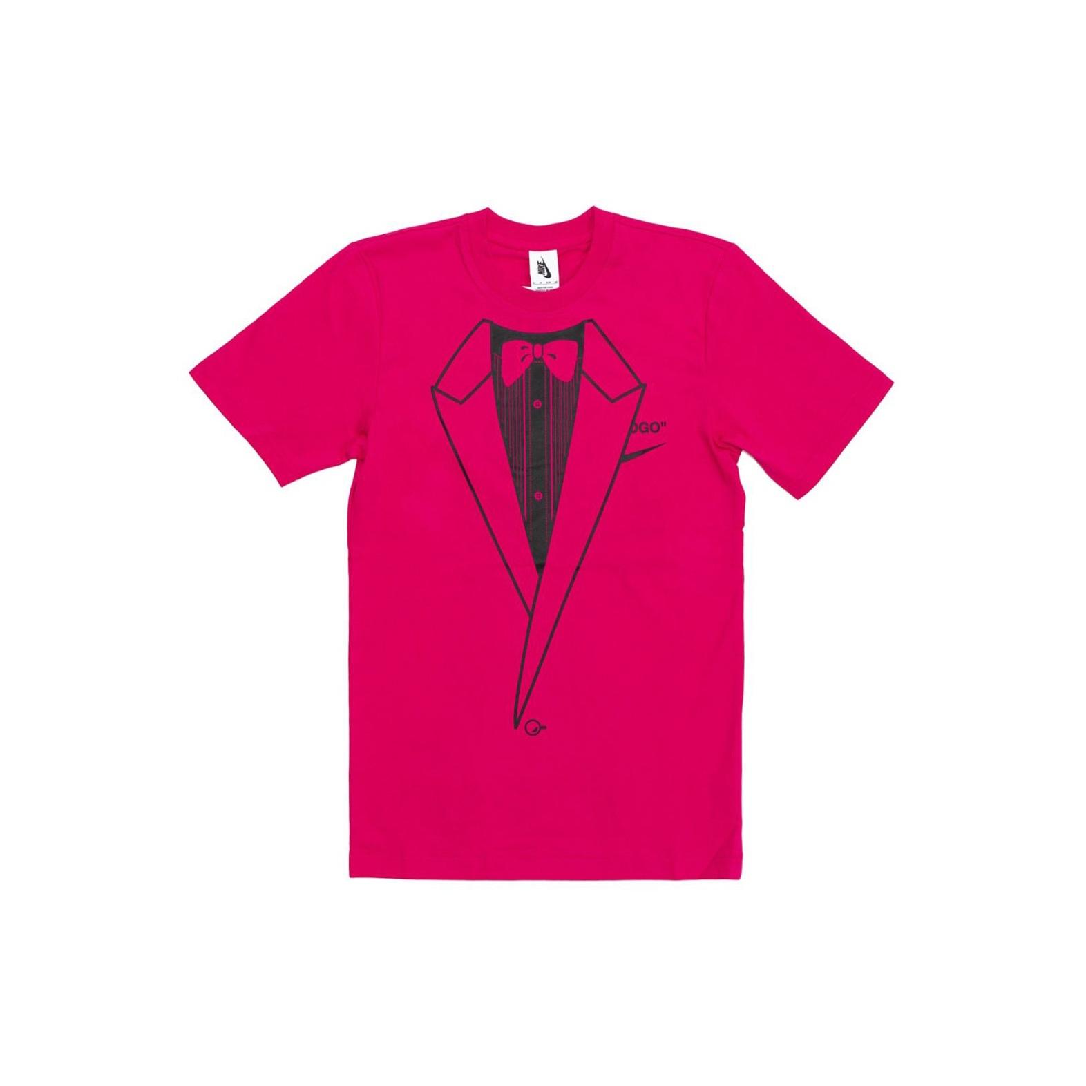 Nike x Off-White NRG A6 T-Shirt Pink Rush Men s BQ0827-698 L