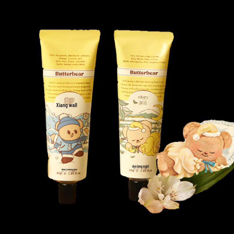 Runpei Poetic Butter Bear Scented Moisturizing Hand Cream
