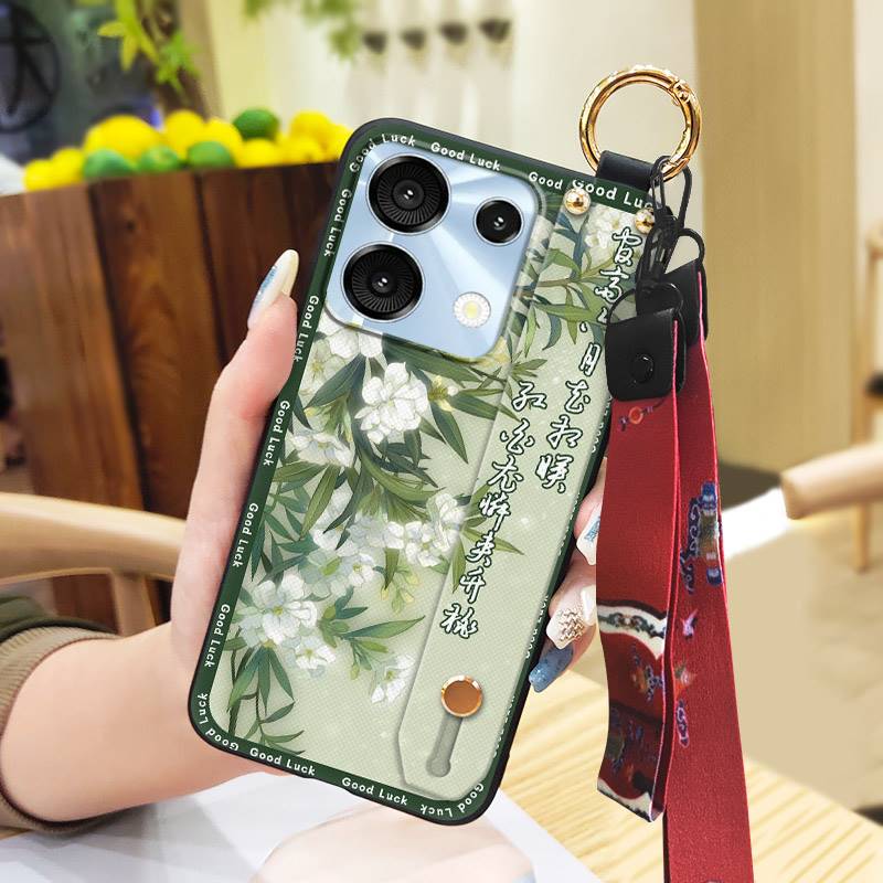 Elderly Lady Durable Phone Case For UMIDIGI G9 5G/Note9 5G For Mom Waterproof Kickstand Phone Holder Ring Back Cover