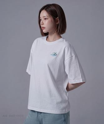 LIFEWORK Women'S) Cocktail Oversized Short Sleeve T-Shirt