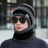 Plus Fleece Thick Knitted Beanie Polyester Plush Ski Hat Gift Beanies Hats  Autumn And Winter