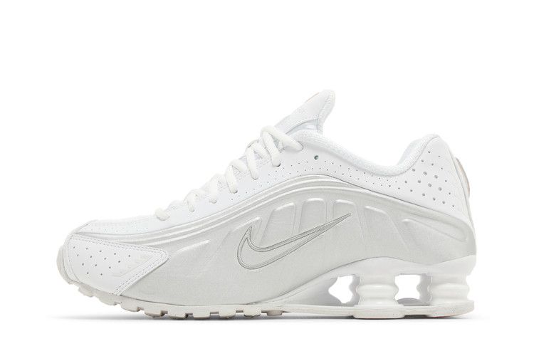 Nike Shox R4 White Metallic Silver (Women's)
