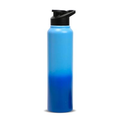 Edelstahl-Wasserflasche 1 L für Kinder, Jungen, Mädchen, 1-Liter-Flaschen für Fitnessstudio, Kühlschranknutzung, Schule & Büro (Trinkverschluss - Set of 1, Blau Blau)