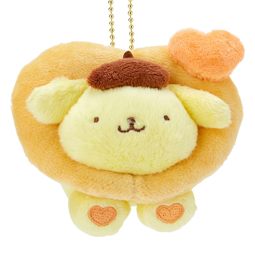 Sanrio Mascot Holder Character Grand Prize 3rd Edition Colorful Heart Series Pompompurin Character 431478