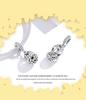 Ziyun Silver S925 Easter Egg Pendant: Fashionable, Openable, DIY Beaded Accessory SCC1465