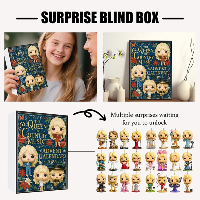 2025 Advent Calendar 24 Days Countdown Calendar With Iconic Musical Character Collectibles Halloween Advent Calendar Gifts