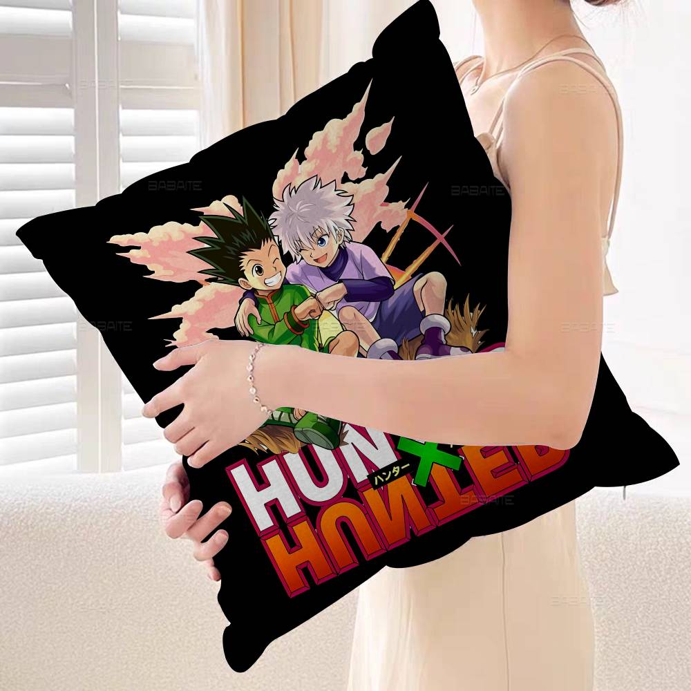 Anime Hunter X Hunter Personalized Pillow Cover Kids Bedroom Wild Party Decor Pillowcase kid Birthday shower Gift