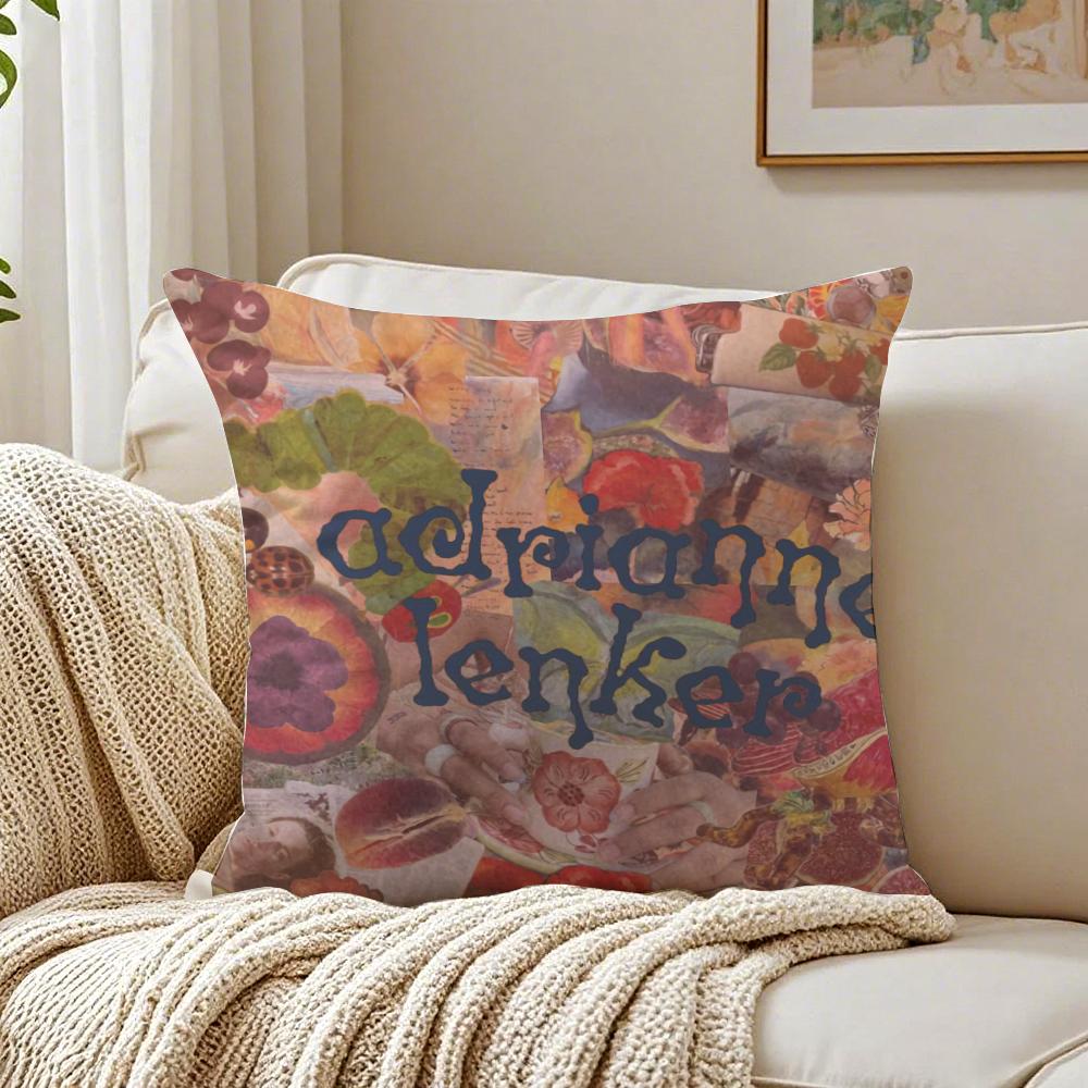 

Folk Indie Art AAdrianne Lenker Cushion Cover Pillowcase Antidustmite living Room Sofa Decor Cushion Room 30X30cm